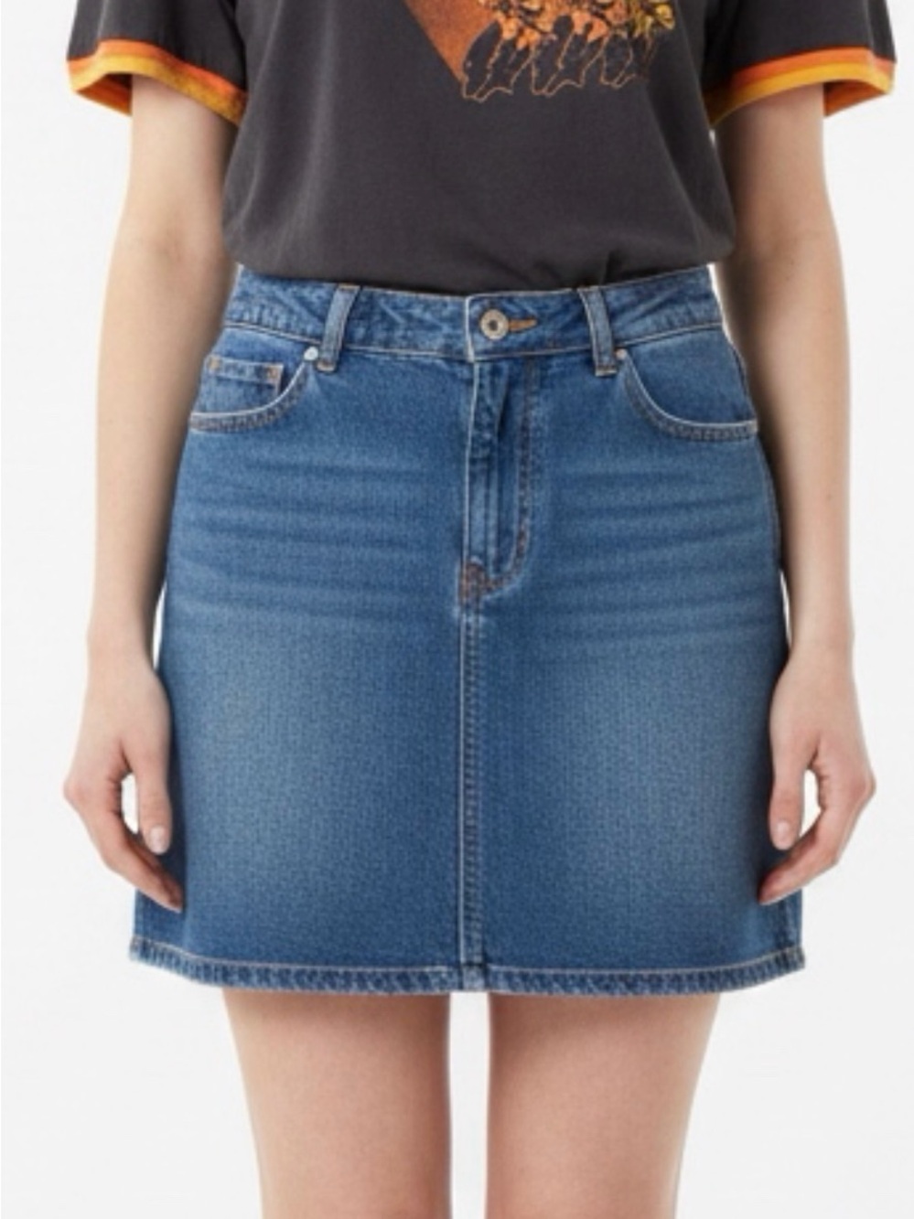 ❤️Price Drop❤️Bit & Bridle Denim Mini Skirt